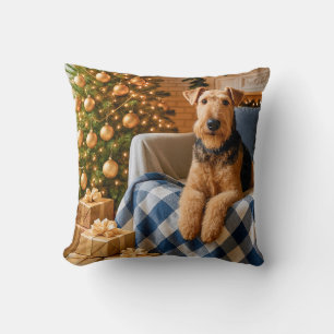 Airedale Terrier Ferien  Kissen