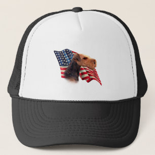 Airedale Terrier Flag Truckerkappe