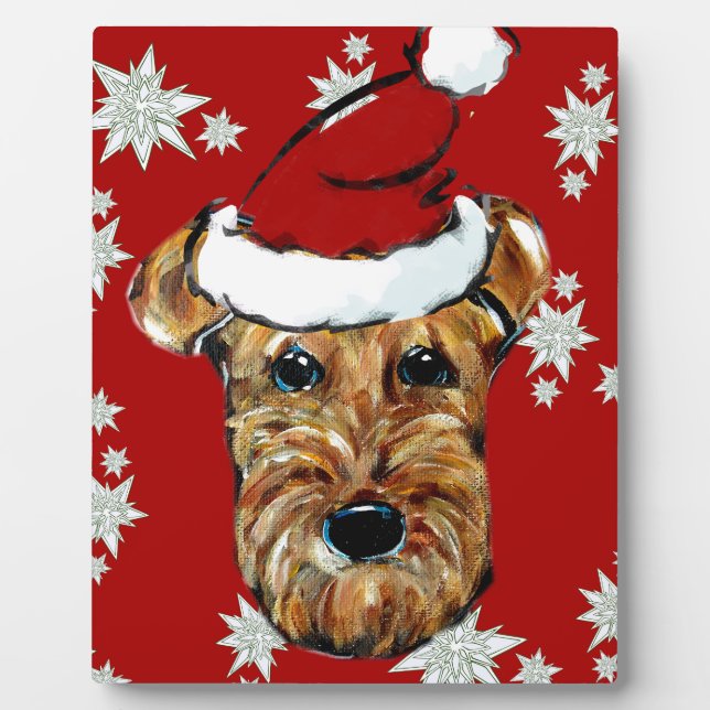 AIREDALE TERRIER FOTOPLATTE (Vorderseite)