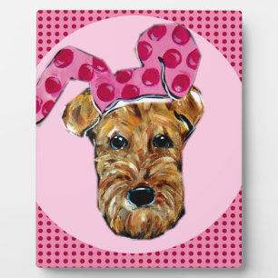AIREDALE TERRIER FOTOPLATTE