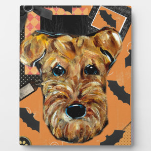 AIREDALE TERRIER FOTOPLATTE