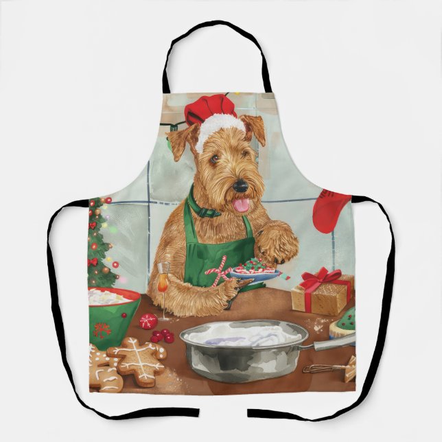 Airedale Terrier Frische Pasta machen Schürze (Vorderseite)