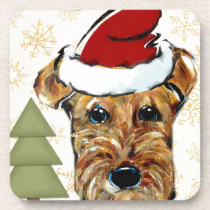 AIREDALE TERRIER GETRÄNKEUNTERSETZER