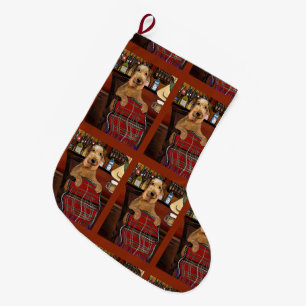 Airedale Terrier Großer Weihnachtsstrumpf