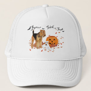 Airedale Terrier Halloween Truckerkappe