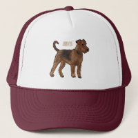 Airedale Terrier Hund Cartoon Illustration