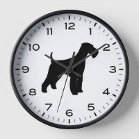 Airedale Terrier-Hund silhouette