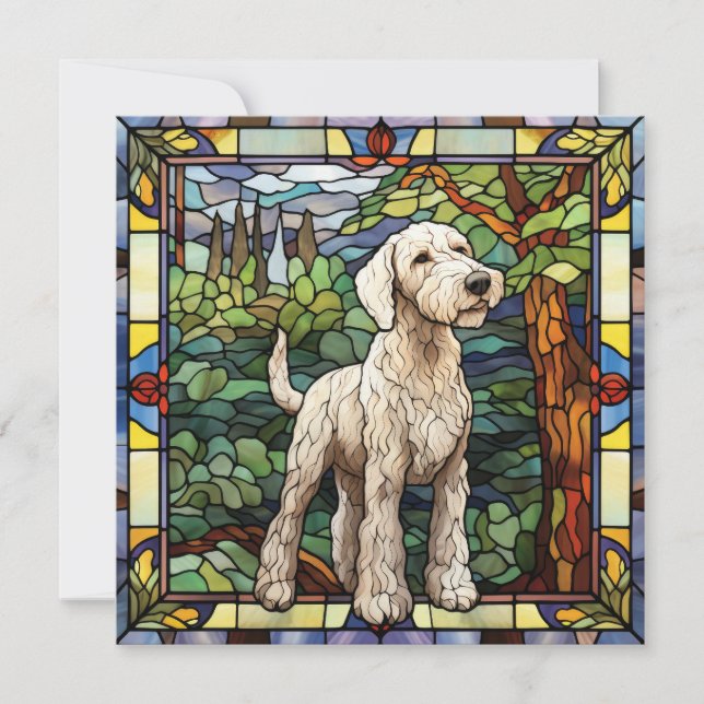 Airedale Terrier Hundescharte (Vorderseite)