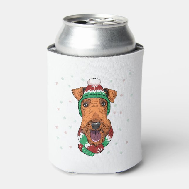 Airedale Terrier im Tessin Dosenkühler (Kanne Vorderseite)