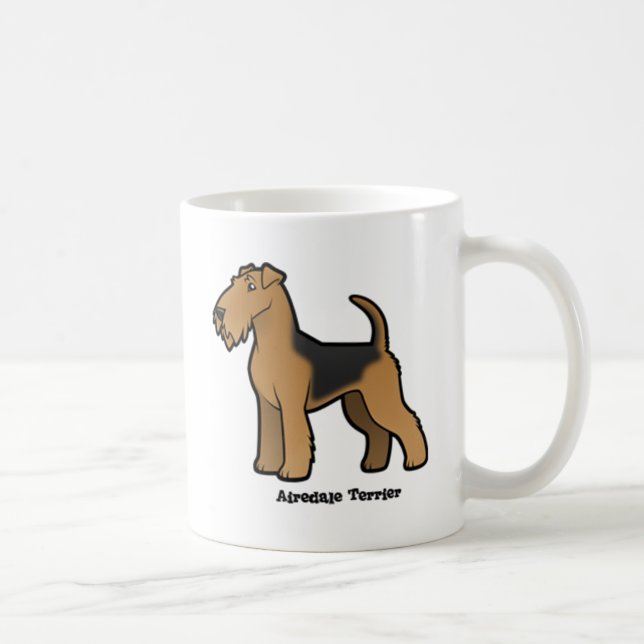 airedale Terrier Kaffeetasse (Rechts)