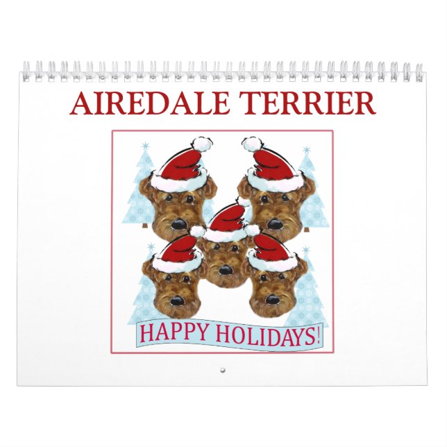 AIREDALE TERRIER KALENDER (Titelbild)