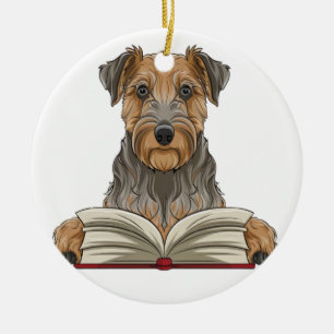 airedale Terrier Keramik Ornament