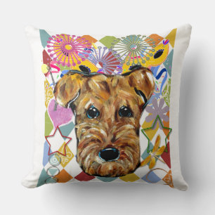 Airedale Terrier Kissen