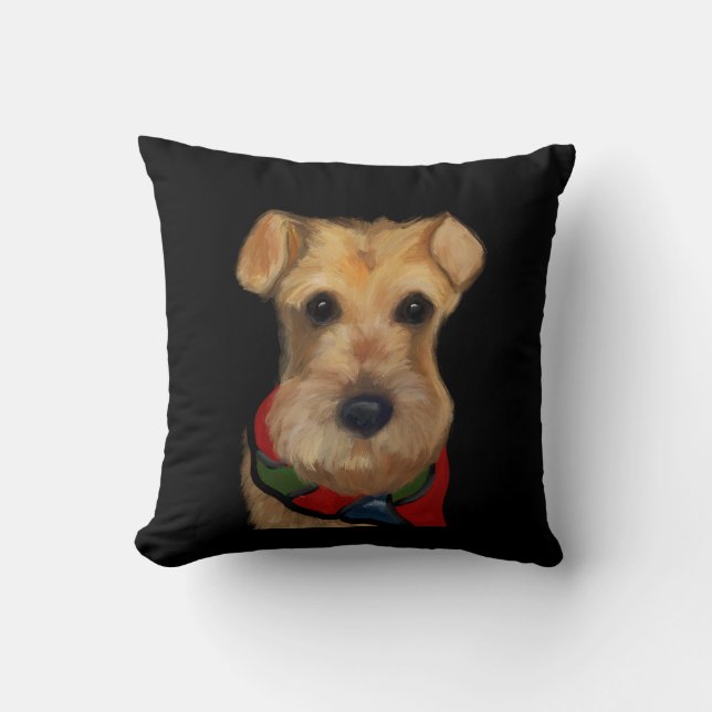 Airedale Terrier Kissen (Vorderseite)