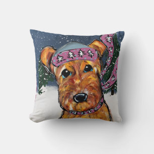 Airedale Terrier Kissen