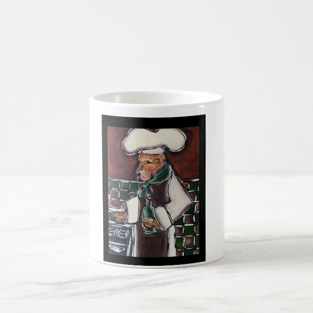 AIREDALE TERRIER KOCH KAFFEETASSE (Mittel)