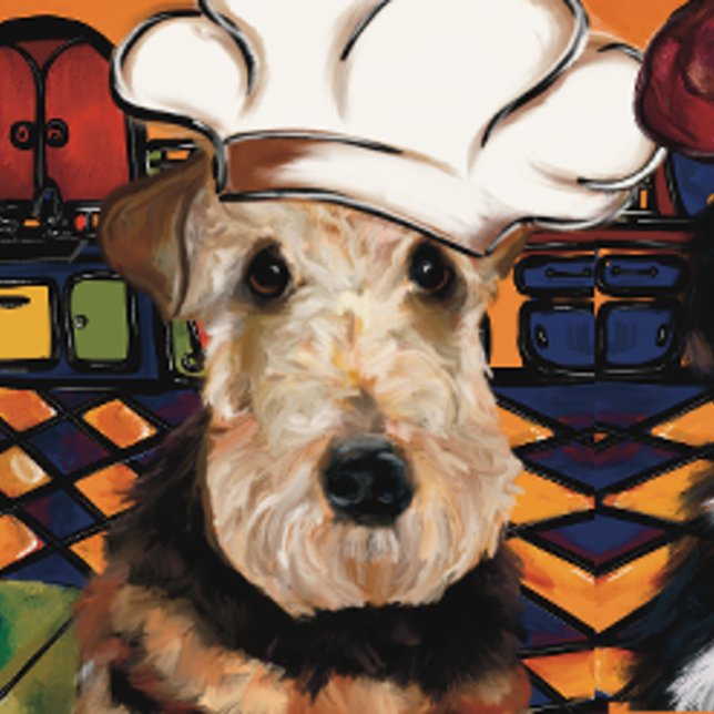 Airedale Terrier Kurzer Tischläufer (Von Creator hochgeladen)