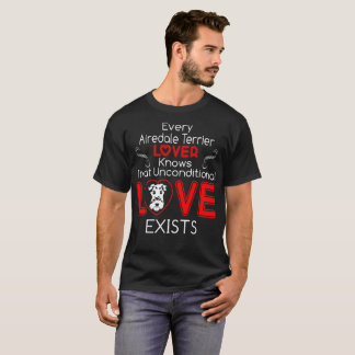 Airedale-Terrier-Liebhaber-unbedingte Liebe T-Shirt