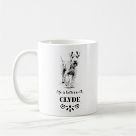 Airedale Terrier Life ist besser Custom Dog Name Kaffeetasse