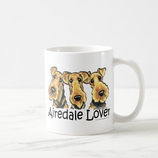 Airedale Terrier Lover Kaffeetasse (Rechts)