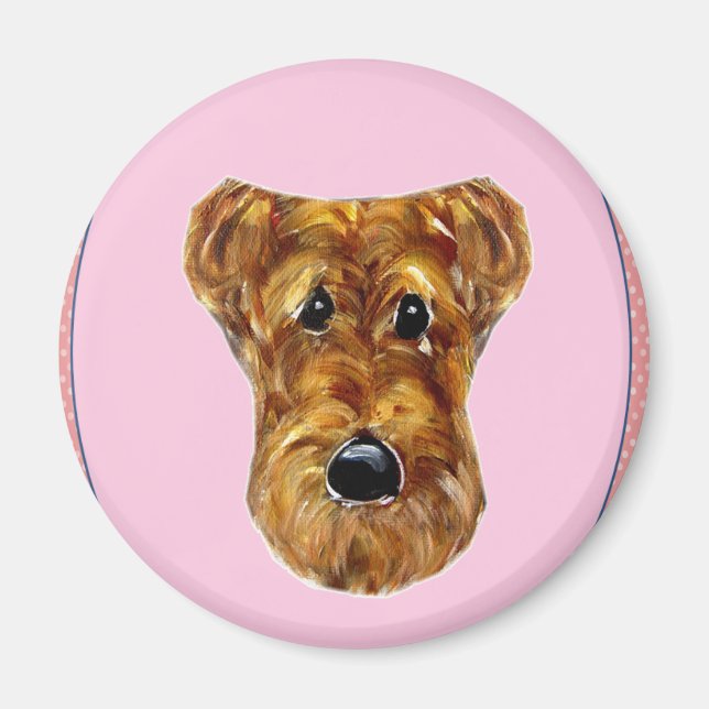AIREDALE TERRIER MAGNET (Vorne)