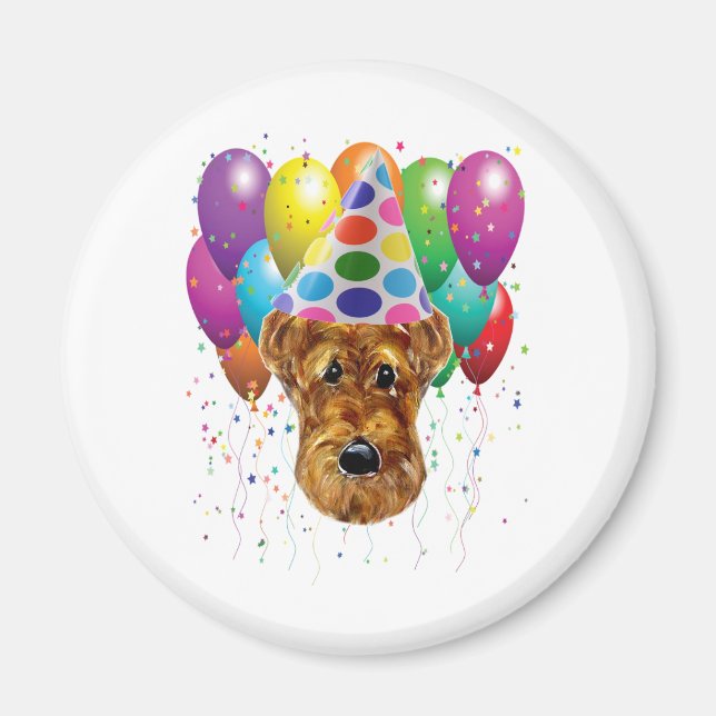 AIREDALE TERRIER MAGNET (Vorne)