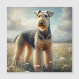 Airedale Terrier Magnetkarte
