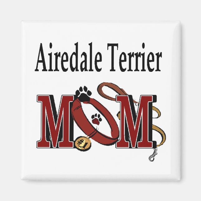 Airedale Terrier MAMA Magnet (Vorne)