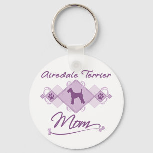 Airedale Terrier Mama Schlüsselanhänger