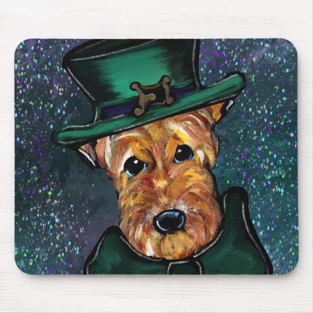 AIREDALE TERRIER MOUSEPAD (Vorne)