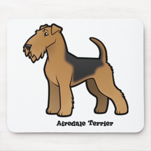 airedale Terrier Mousepad (Vorne)