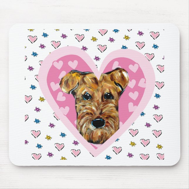 AIREDALE TERRIER MOUSEPAD (Vorne)