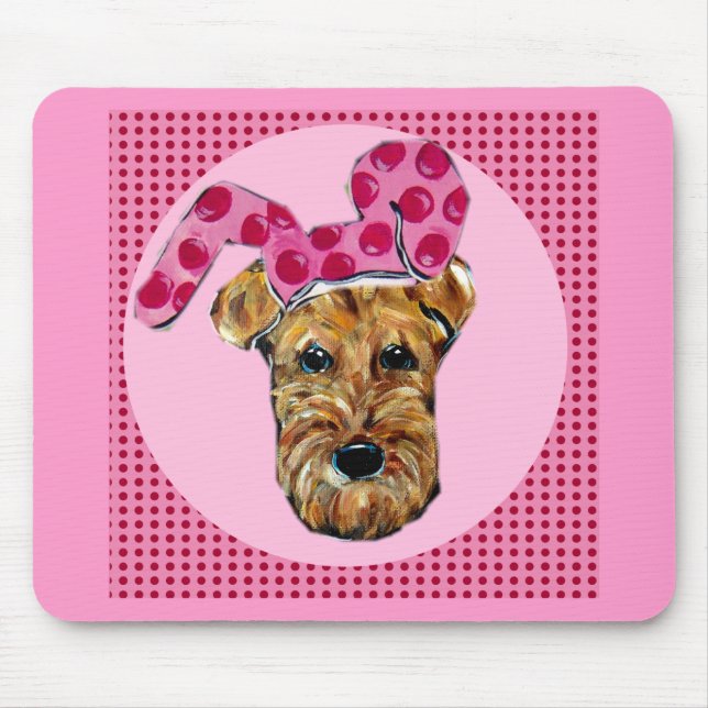 AIREDALE TERRIER MOUSEPAD (Vorne)