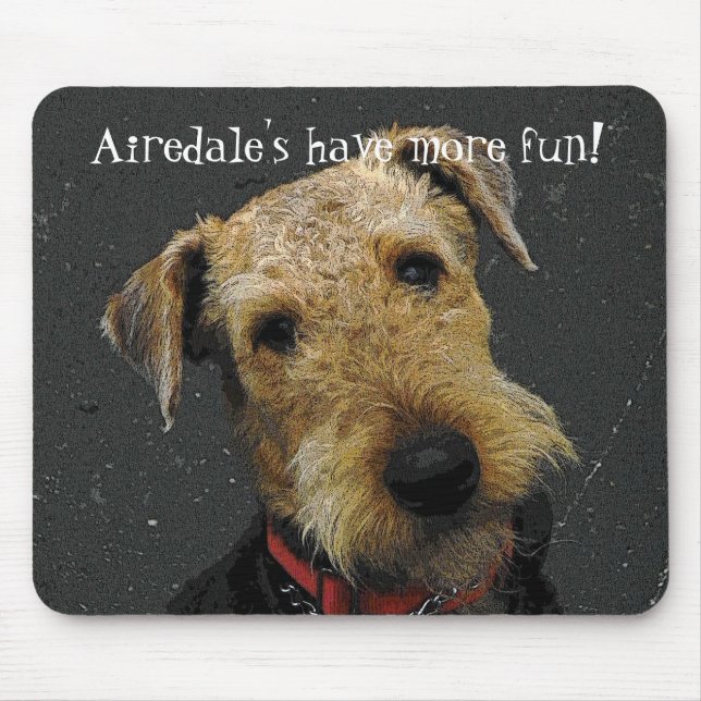 Airedale Terrier Mousepad (Vorne)