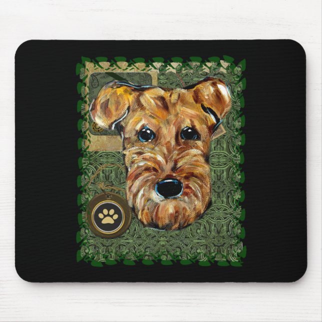 AIREDALE TERRIER MOUSEPAD (Vorne)