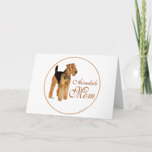 Airedale Terrier Muttertag Karte