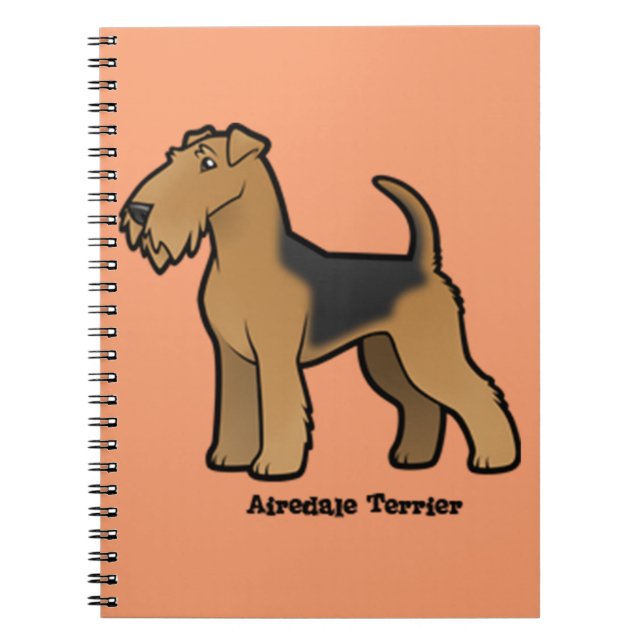 airedale Terrier Notizblock (Vorderseite)