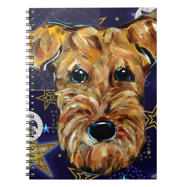 AIREDALE TERRIER NOTIZBLOCK (Vorderseite)