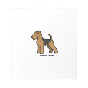 airedale Terrier Notizblock