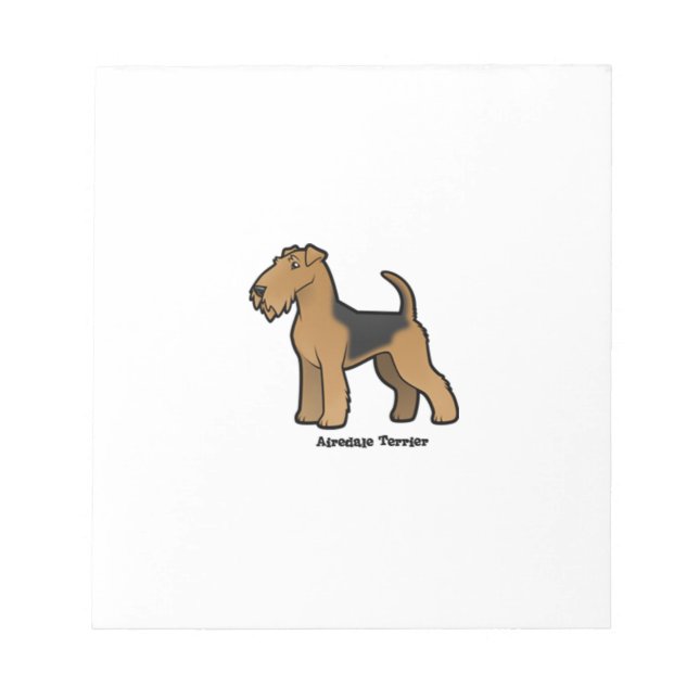 airedale Terrier Notizblock (Vorderseite)