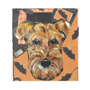 AIREDALE TERRIER NOTIZBLOCK
