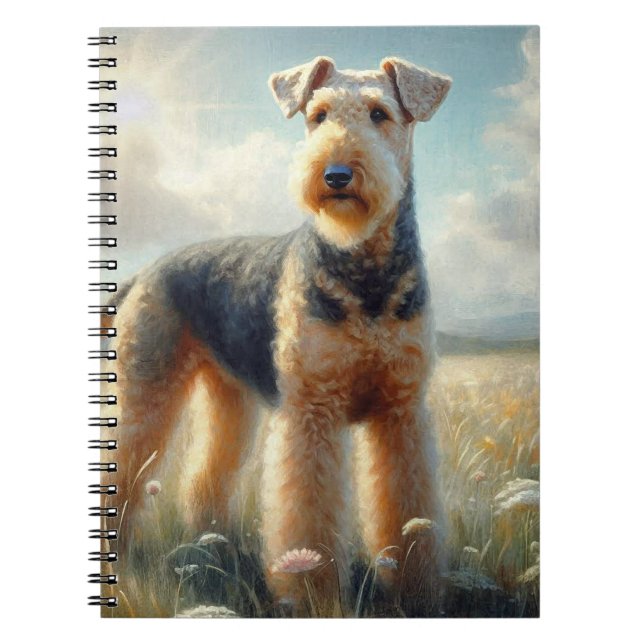 Airedale Terrier Notizblock (Vorderseite)