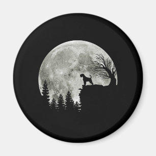 Airedale Terrier on Mountain Halloween Hundeliebha Magnet