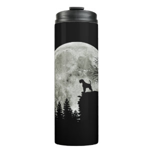 Airedale Terrier on Mountain Halloween Hundeliebha Thermosbecher