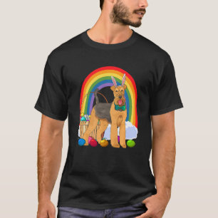 Airedale Terrier Ostereier Bunny Dog T-Shirt