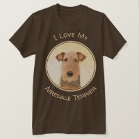 Airedale Terrier Painting - Niedliche Kunst