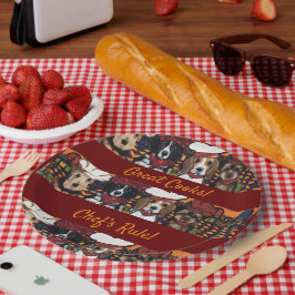 Airedale Terrier Pappteller