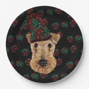 AIREDALE TERRIER PAPPTELLER