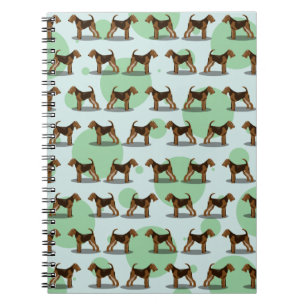 Airedale Terrier Pattern Notizblock
