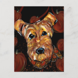 AIREDALE TERRIER POSTKARTE